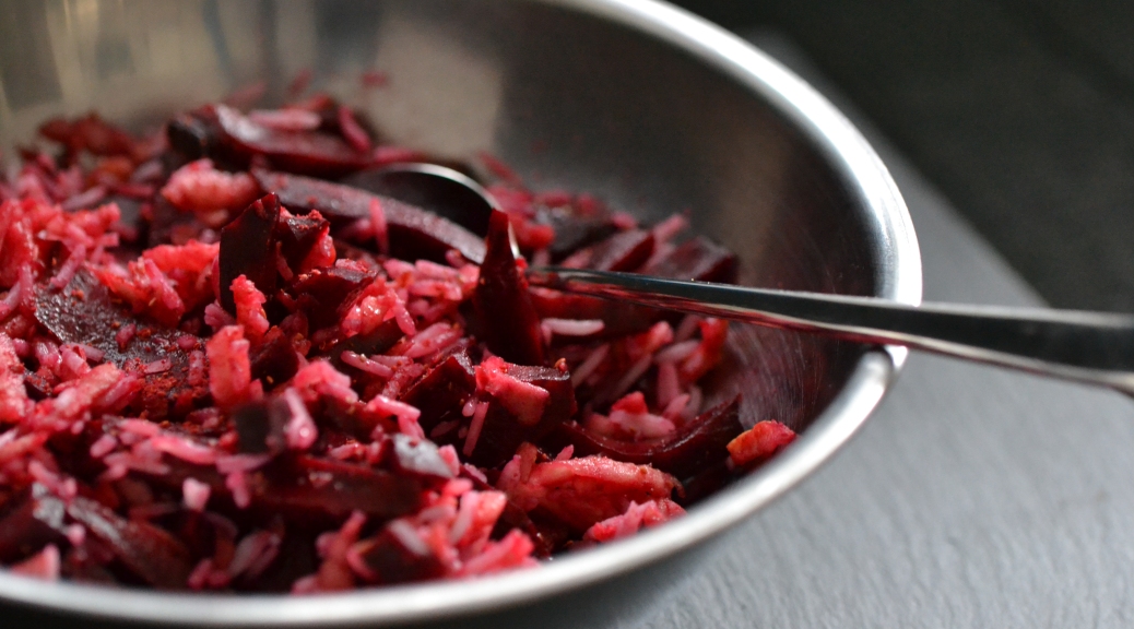 Red Raspberry Rice&Beetroot Bowl